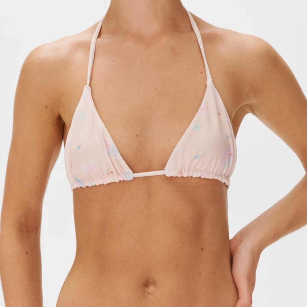 Djerf Avenue Summer Island Triangle Bikini Top